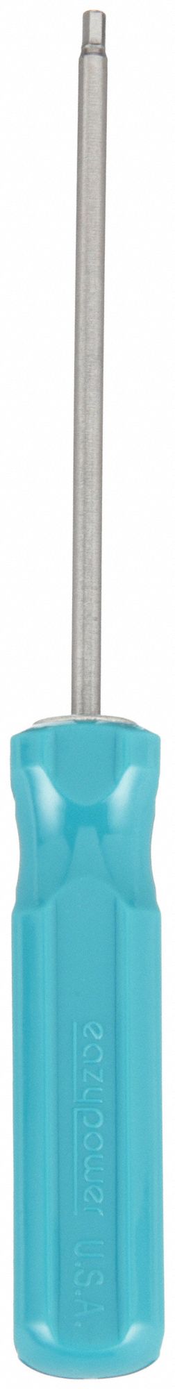 TAMPER RESISTANT HEX SCREWDRIVER, 9/64 IN TIP SIZE