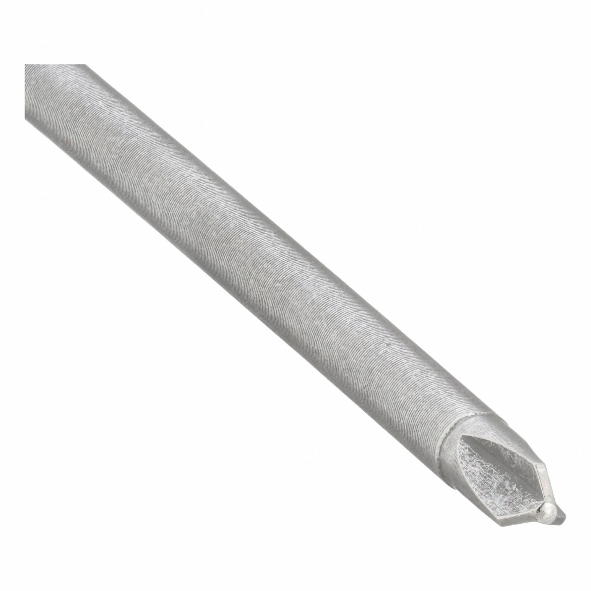 Tri-Wing Screwdriver: Triple Y Series, Steel, #2 Tip Size, 5 in Shank Lg, 9 in Overall Lg