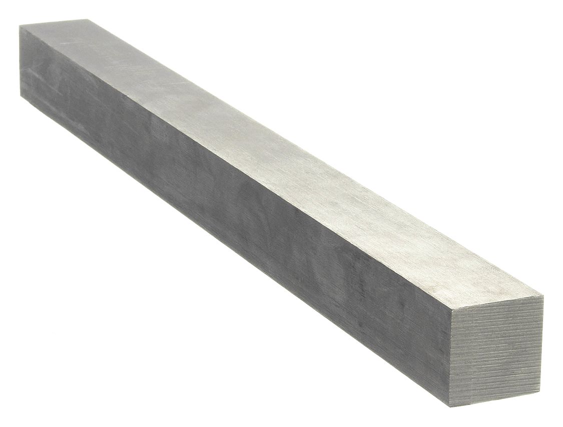 KEY STOCK, 12 IN L, STEEL, 7/16 IN W, INCH, OVERSIZED, ¼ IN H