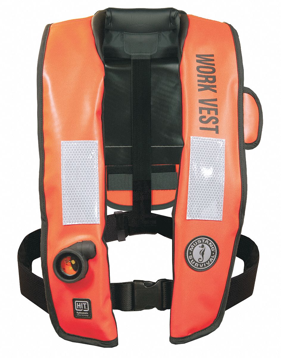 Mustang Survival Inflatable Life Jacket Uscg Type V Co2 Flotation Material Size Universal 5uyd7 Md31 Grainger