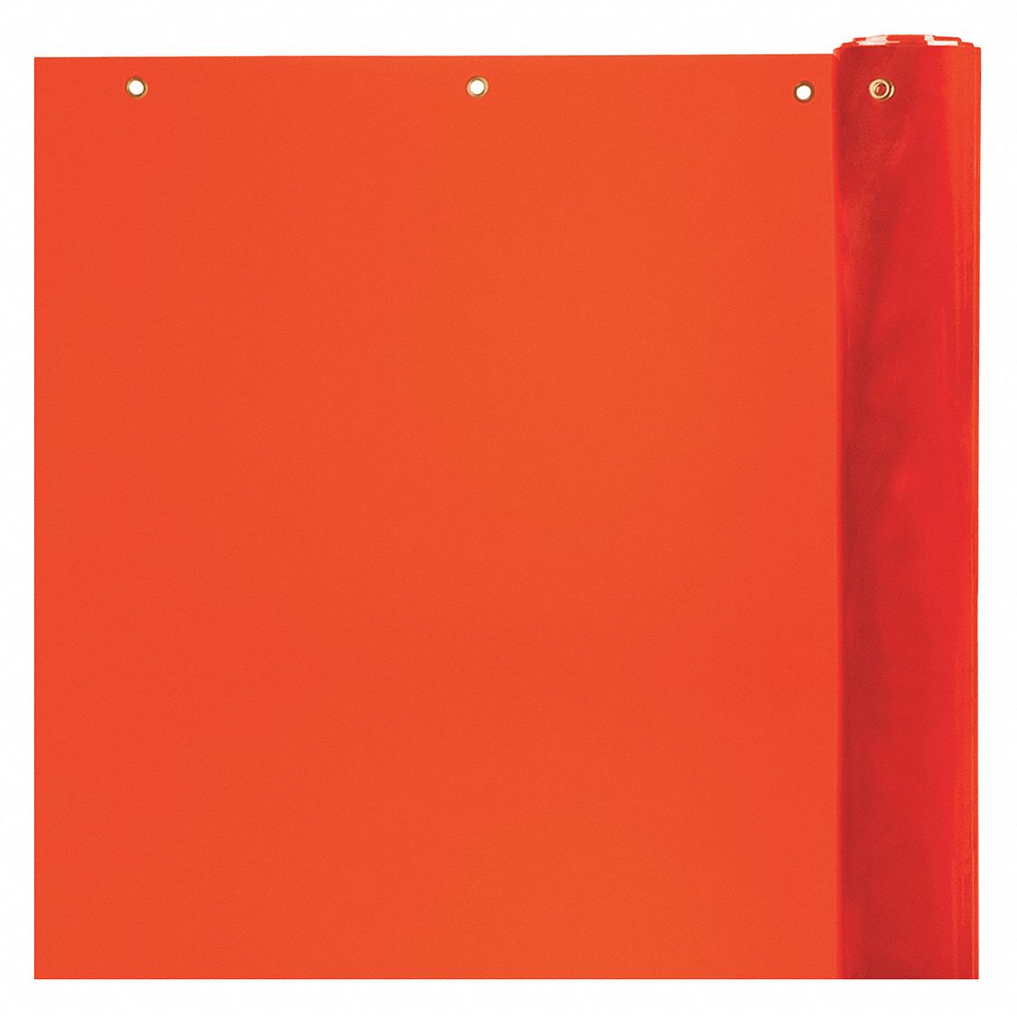 WELDING CURTAIN ROLL, VINYL, 5 FT HT, 75 FT W, ORANGE