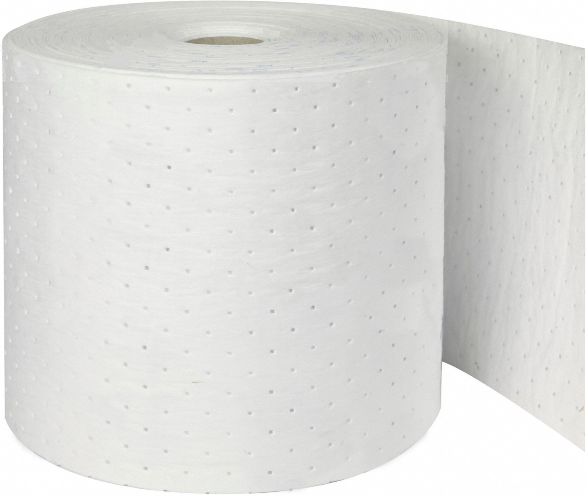 Sorbent Roll: Polypropylene, White, 150 ft Roll Lg, 15 in Roll Wd