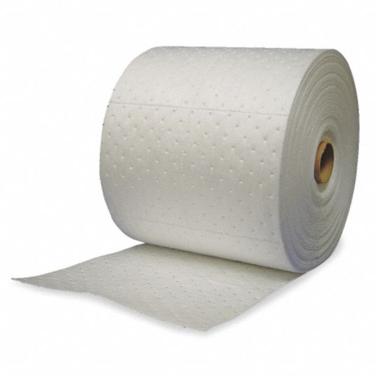Oil Only Absorbent Pads and Rolls, Brady