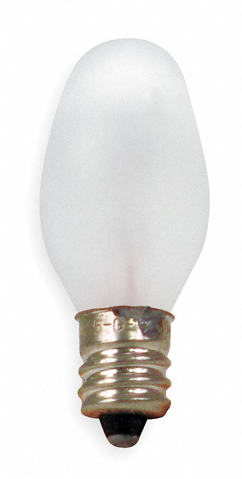 GE CURRENT Incandescent Bulb, C7, Candelabra Screw (E12), Lumens 36 lm