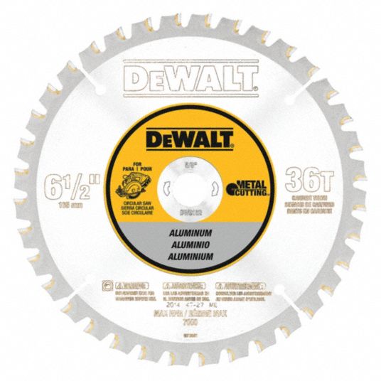 DEWALT 6 1 2 in Blade Dia. 36 Teeth Circular Saw Blade 5VC81