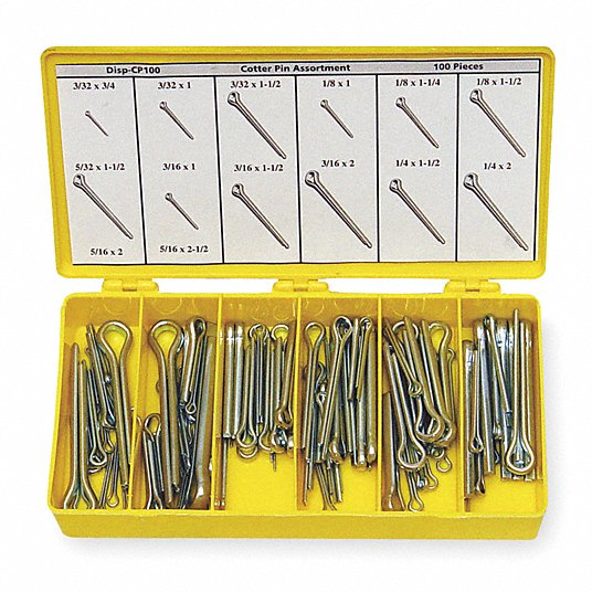 Tool Cotter Pins Straight Assortment Replacement Stainless Steel Useful 