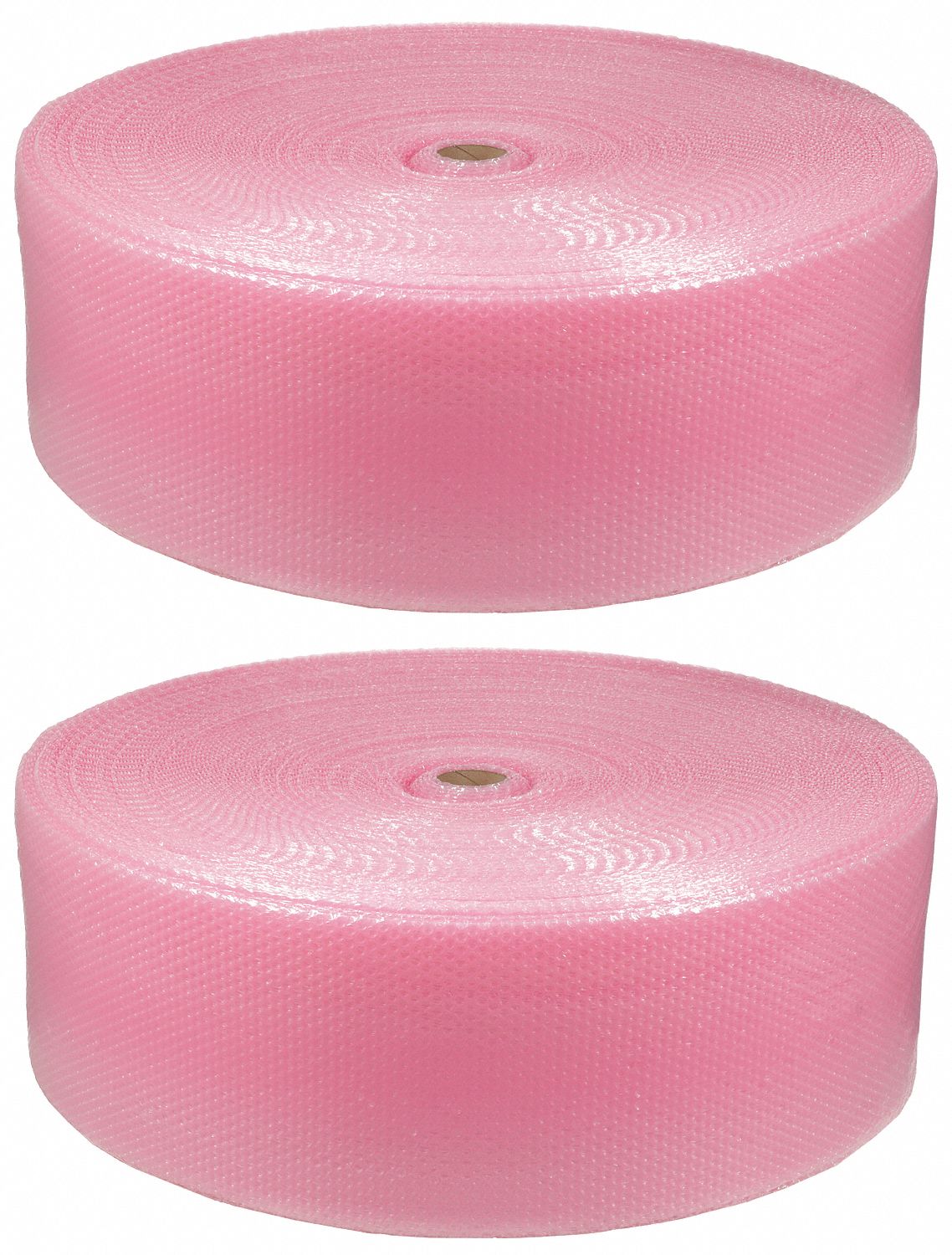 Bubble Rolls: 3/16 in Bubble Size, 24 in Roll Wd, 750 ft Roll Lg, Anti-Static, Non-Perforated, 2 PK