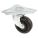 TRIANGULAR-MOUNT KINGPINLESS PLATE CASTER, 3 IN WHEEL DIAMETER, 380 LB, SWIVEL CASTER