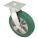 KINGPINLESS PLATE CASTER, 6 IN WHEEL DIAMETER, 660 LB, 7½ IN MOUNTING H, RUBBER