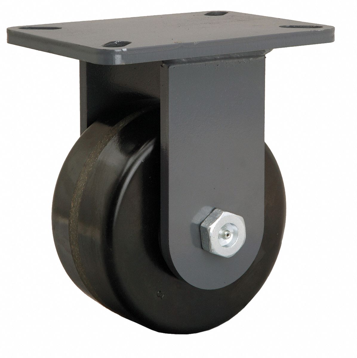 HAMILTON Standard Plate Caster 6 in Wheel Dia., 2000 lb, 8 in Mounting