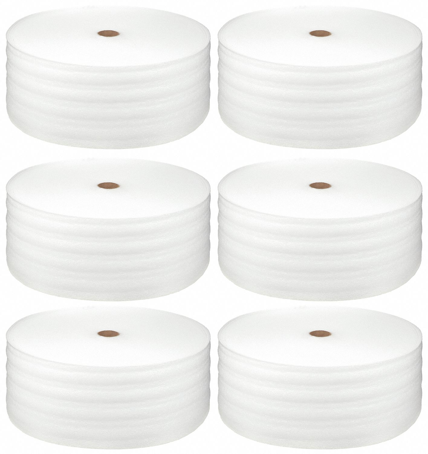 Foam Roll, Standard, Non-Perforated, PK6