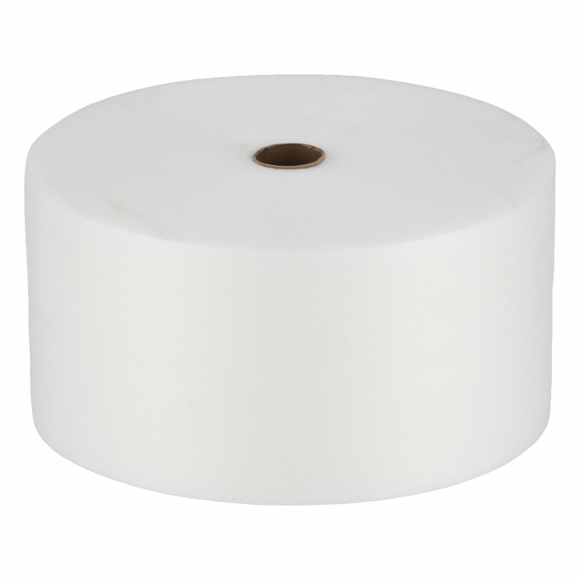 Foam Roll: 1/16 in Foam Thick, 12 in Roll Wd, 625 ft Roll Lg, White, Perforated