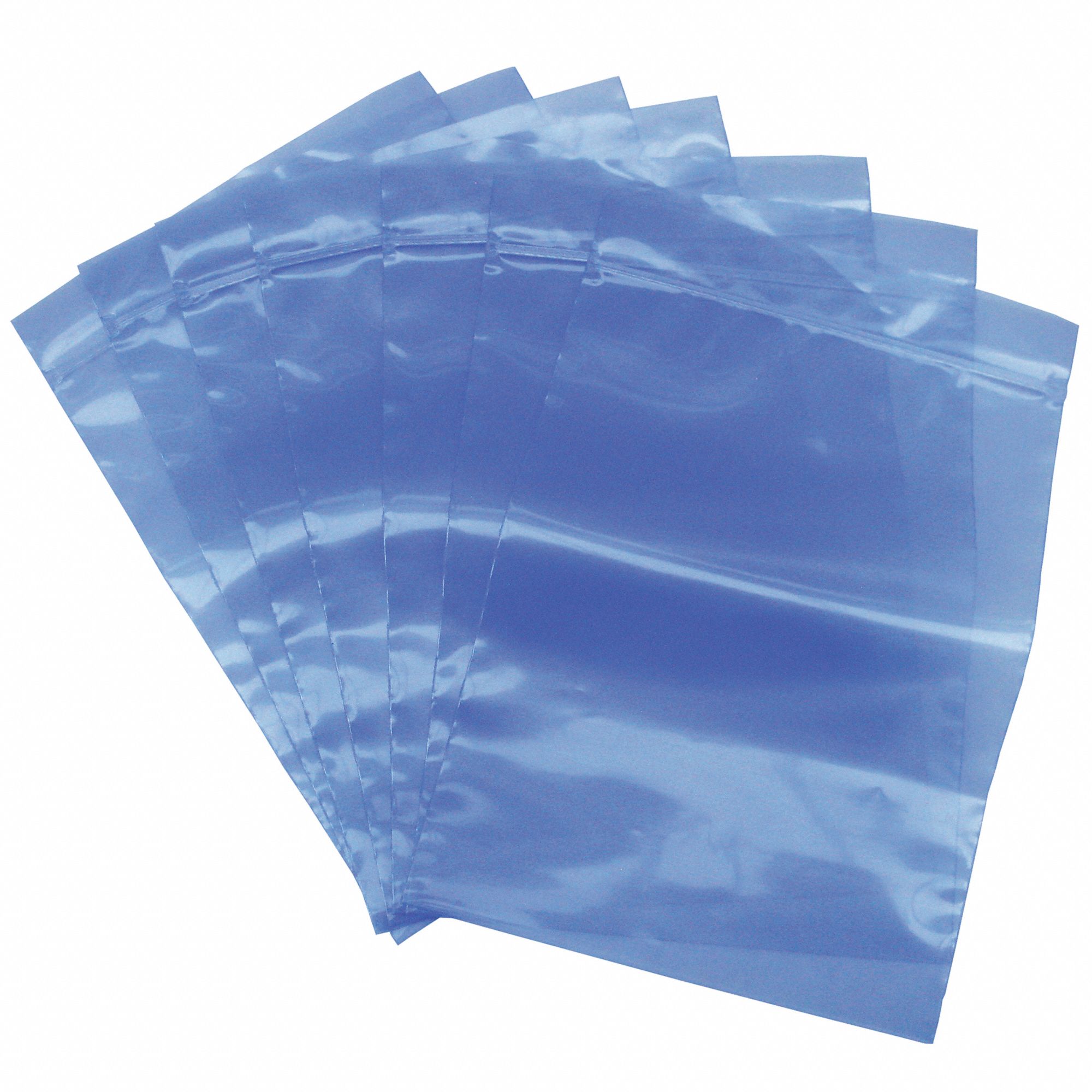 GRAINGER APPROVED Reclosable Poly Bag, Zip Seal, Low Density