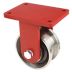 Extra-Heavy-Duty Dual-Flange Track-Wheel Plate Casters