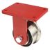 Extra-Heavy-Duty Single-Flange Track-Wheel Plate Casters