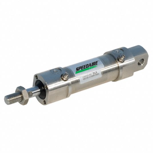 SPEEDAIRE Air Cylinder 20 mm Air Cylinder Bore Dia., 150 mm Stroke, M5
