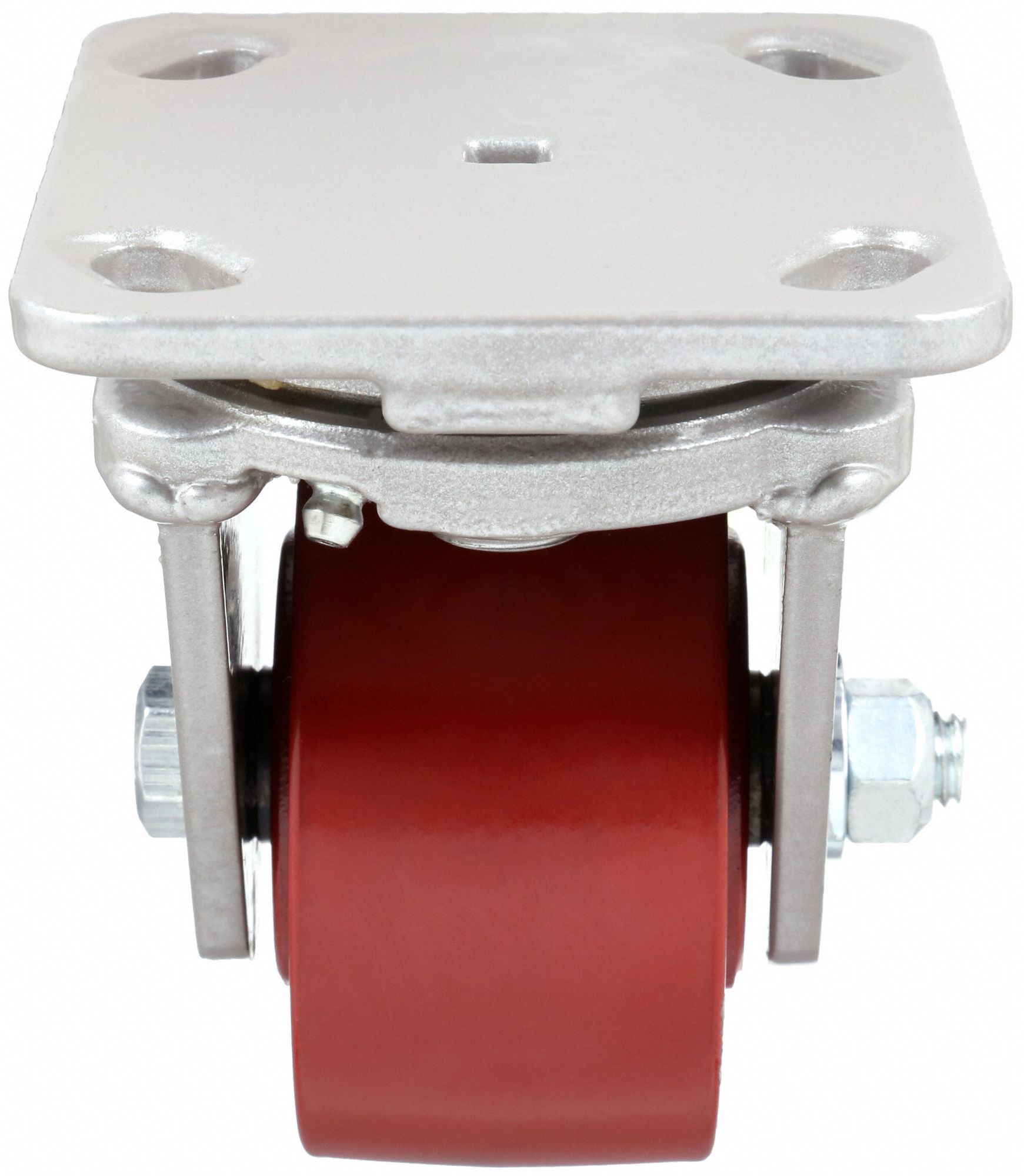 HAMILTON Standard Plate Caster, Swivel, Iron, 1000 lb, 4 in Wheel Dia