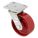 STANDARD PLATE CASTER, 6 IN WHEEL DIA, 1400 LB, 7½ IN MOUNTING H, SWIVEL CASTER, IRON