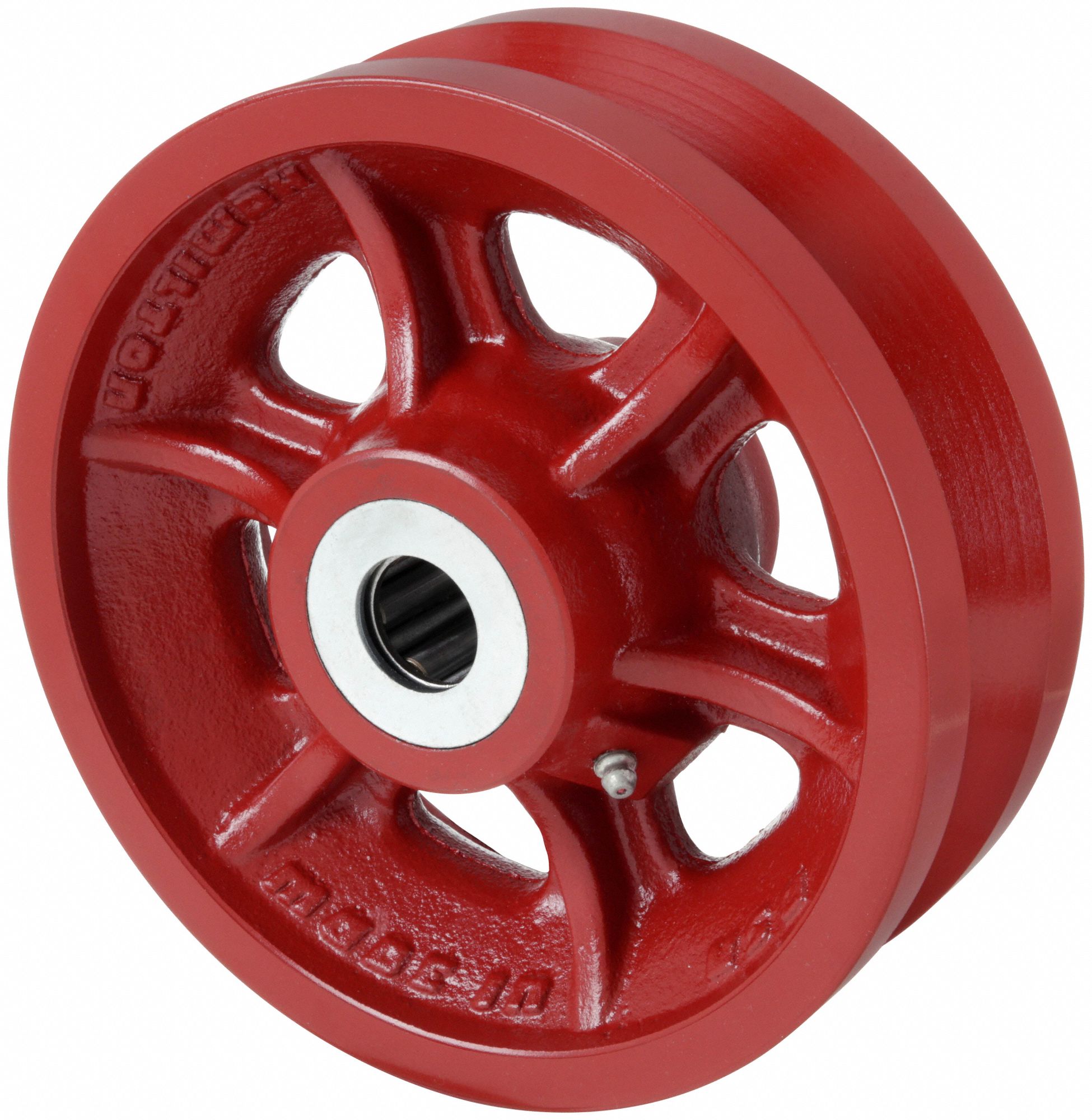 CASTER WHEEL,CAST IRON,8 IN.,2500 LBS.