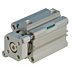Double Acting Aluminum  Compact Air Cylinder, Threaded Mount