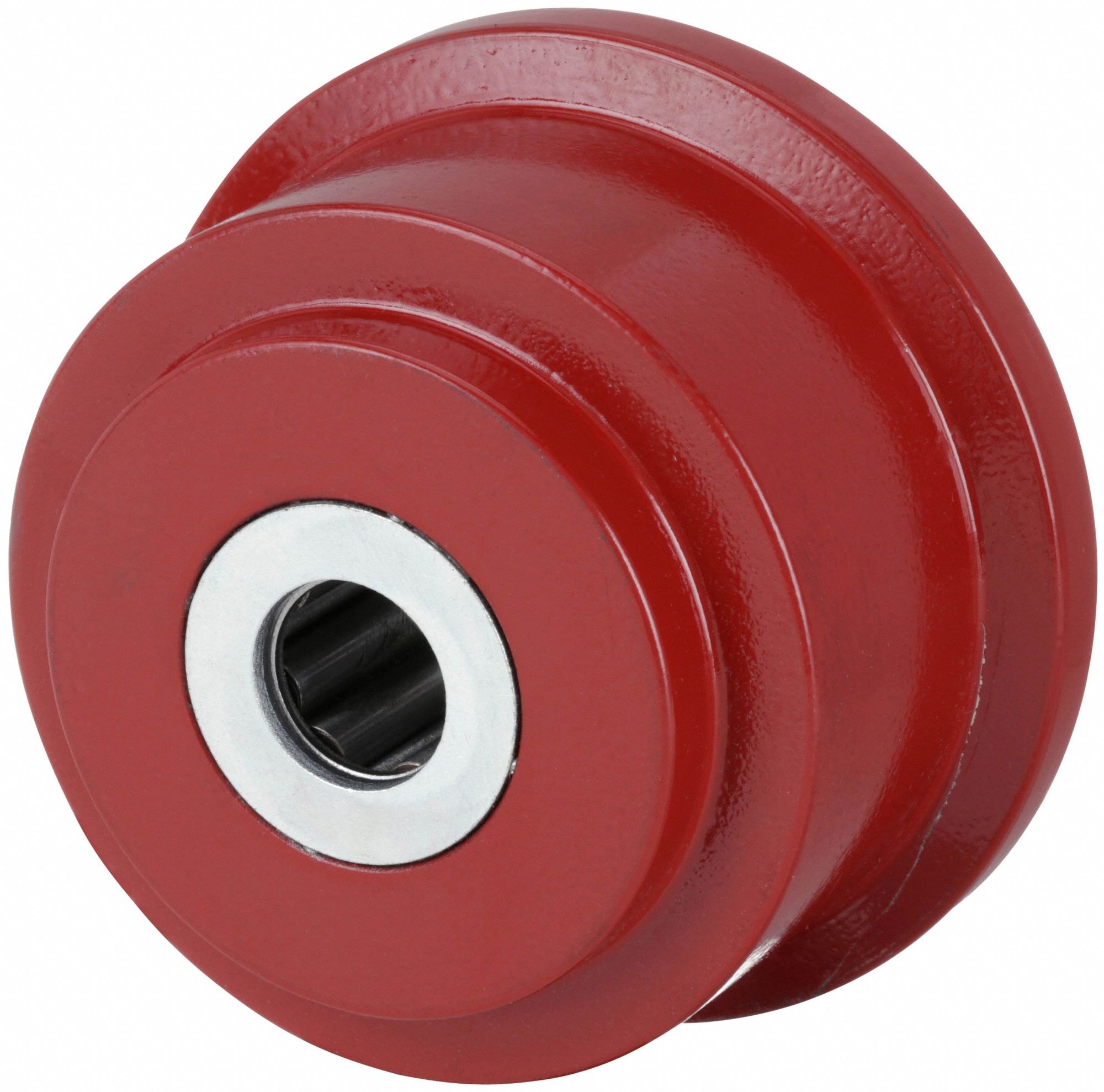 3 1/2 in Wheel Dia., 1 1/2 in Wheel Wd, SingleFlange Track Wheel