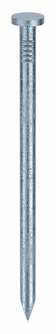 Straight Finish Nails, 1 1/4" L, PK2000: Finishing Nails, T Head, Smooth, Steel, 2, 000 PK