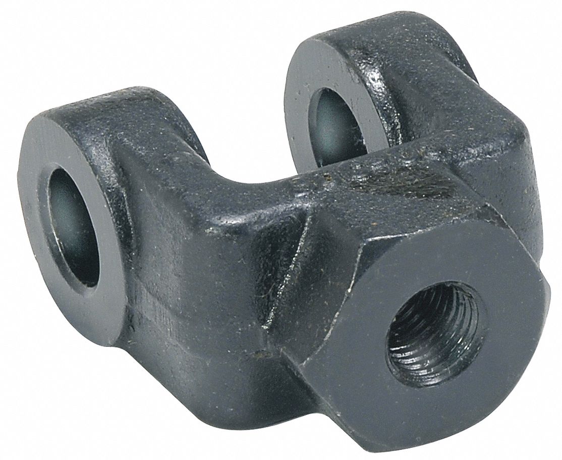 Cylinder Mounting Hardware: Female Rod Clevis, Clevis, Fits 4 in_5 in_3 1/4 in Bore Dia