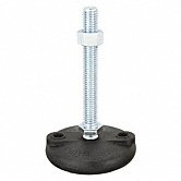 Details about   Qty 4 3/8-16 X 1” Threaded Stud Leveling Mounts 1 3/8” Base 