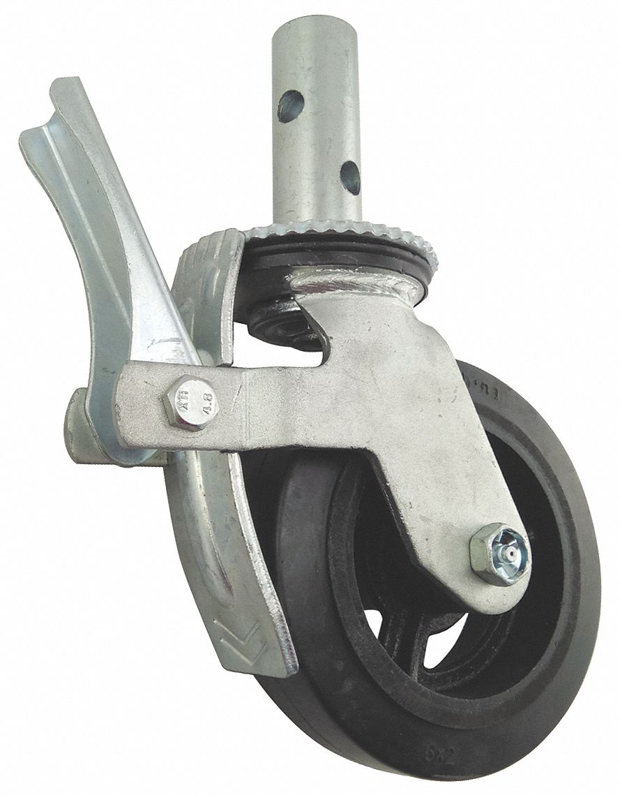 GRAINGER APPROVED TotalLock BoltIn Round Stem Caster Stem Casters