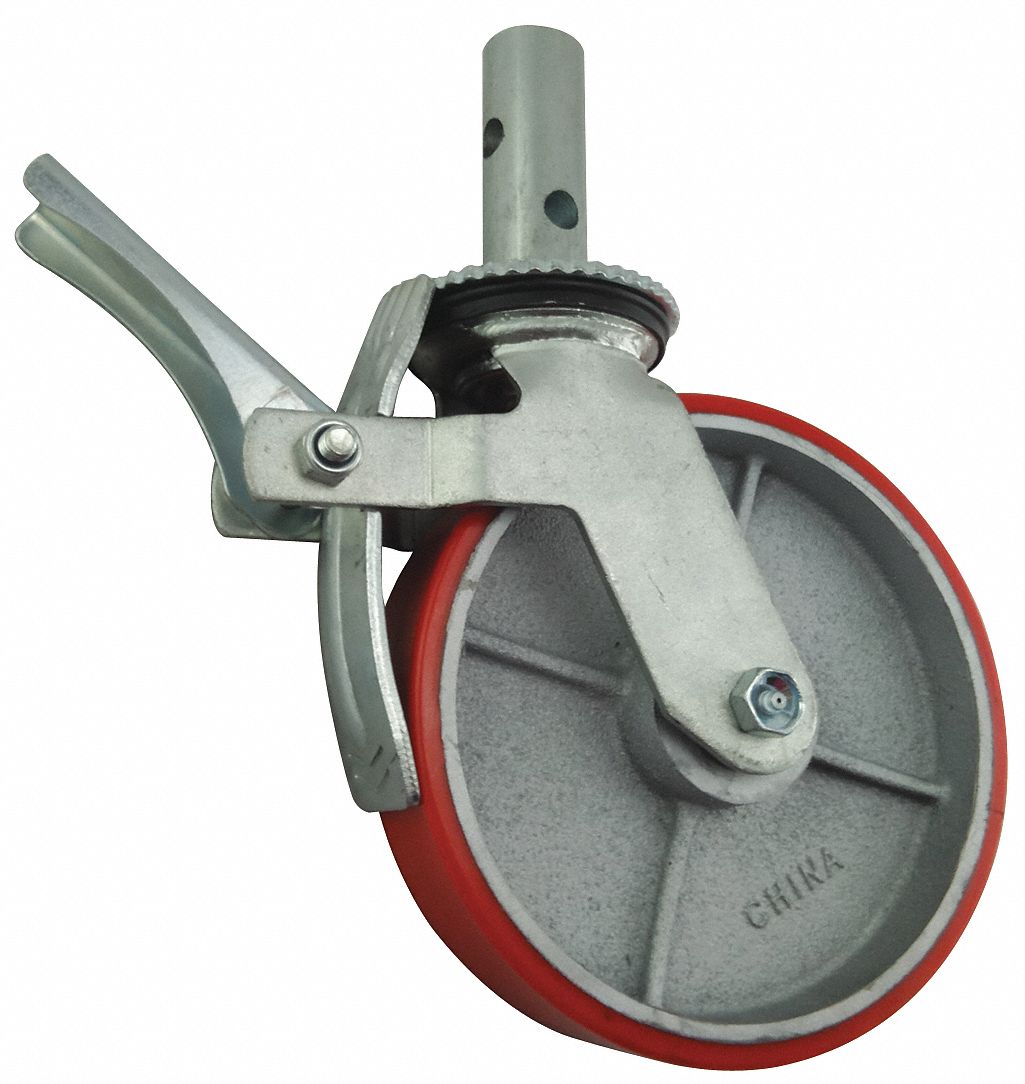 GRAINGER APPROVED TotalLock BoltIn Round Stem Caster 5VP495VP49
