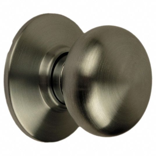 SCHLAGE, 1, D Plymouth, Knob Lockset 36Z107D10S PLY 626 Grainger