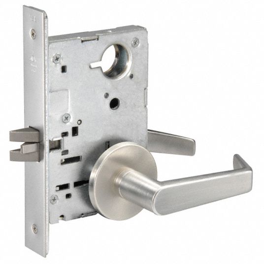 YALE, Passage Lever Locksets, Chrome, Door Lockset - 5VTA7|AUR8801FL x ...