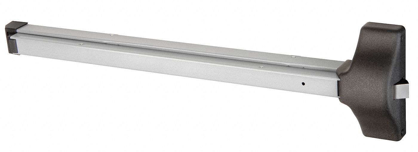 Exit Device: 42 in Max Door Wd, Aluminum