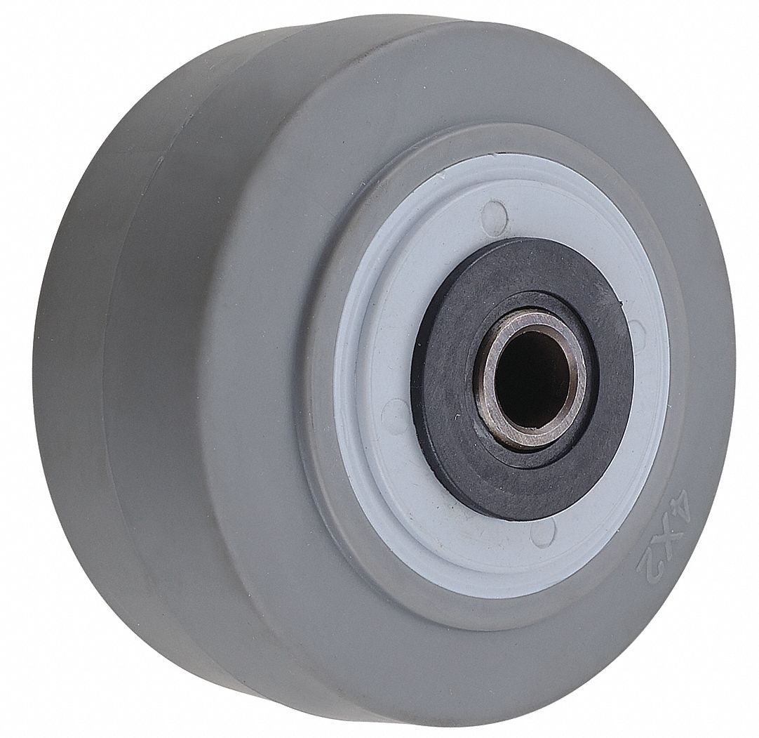 Caster Wheel 4 dia 350 lb Gray