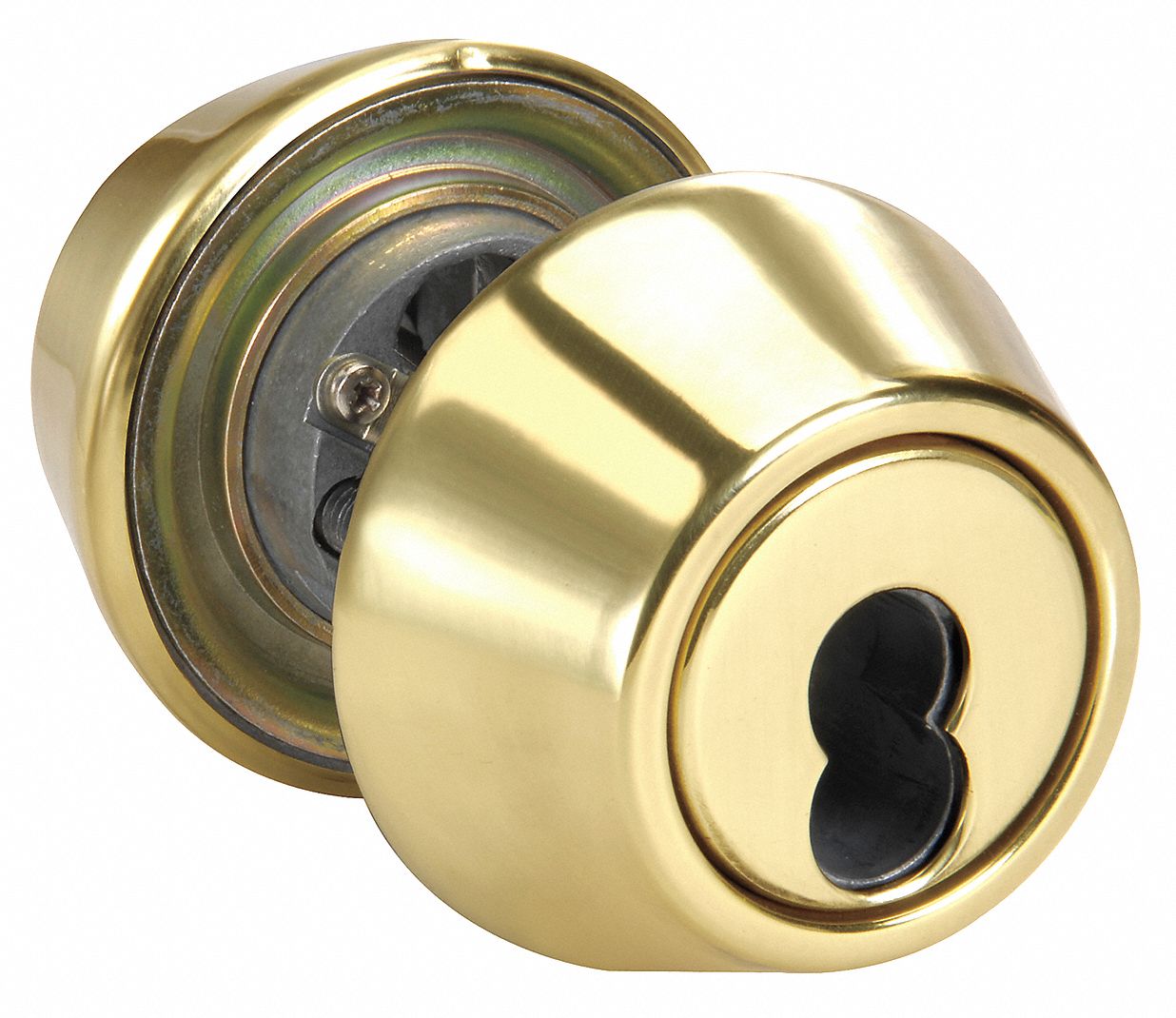 YALE, 1, Bright Brass, Deadbolt 5VTH0BD122 x 605 Grainger