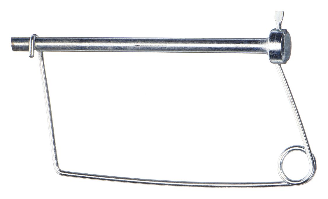 SAFETY PIN, 5.35 IN L, ⅝ IN DIA, STEEL, SNAP, INCH, ⅝ IN DIA, 4 IN USABLE L, 0.177 IN WIRE DIA