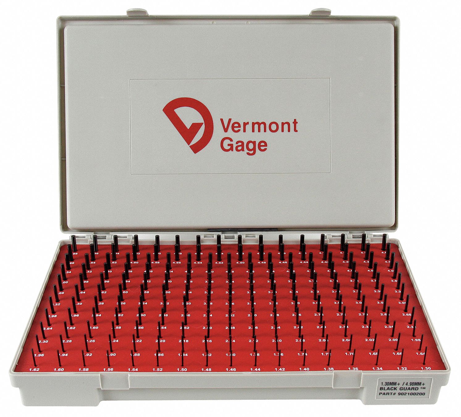 VERMONT GAGE 902100200 Black OxCoated Pin Gauge Set, Metric eBay