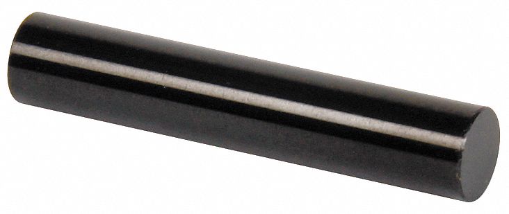 CLASS ZZ NO-GO PIN GAUGE, 0.375 IN DIAMETER, 0020 IN TOLERANCE, STEEL, BLACK OXIDE