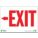 SIGN EXIT LEFT ARROW 7X10 PL