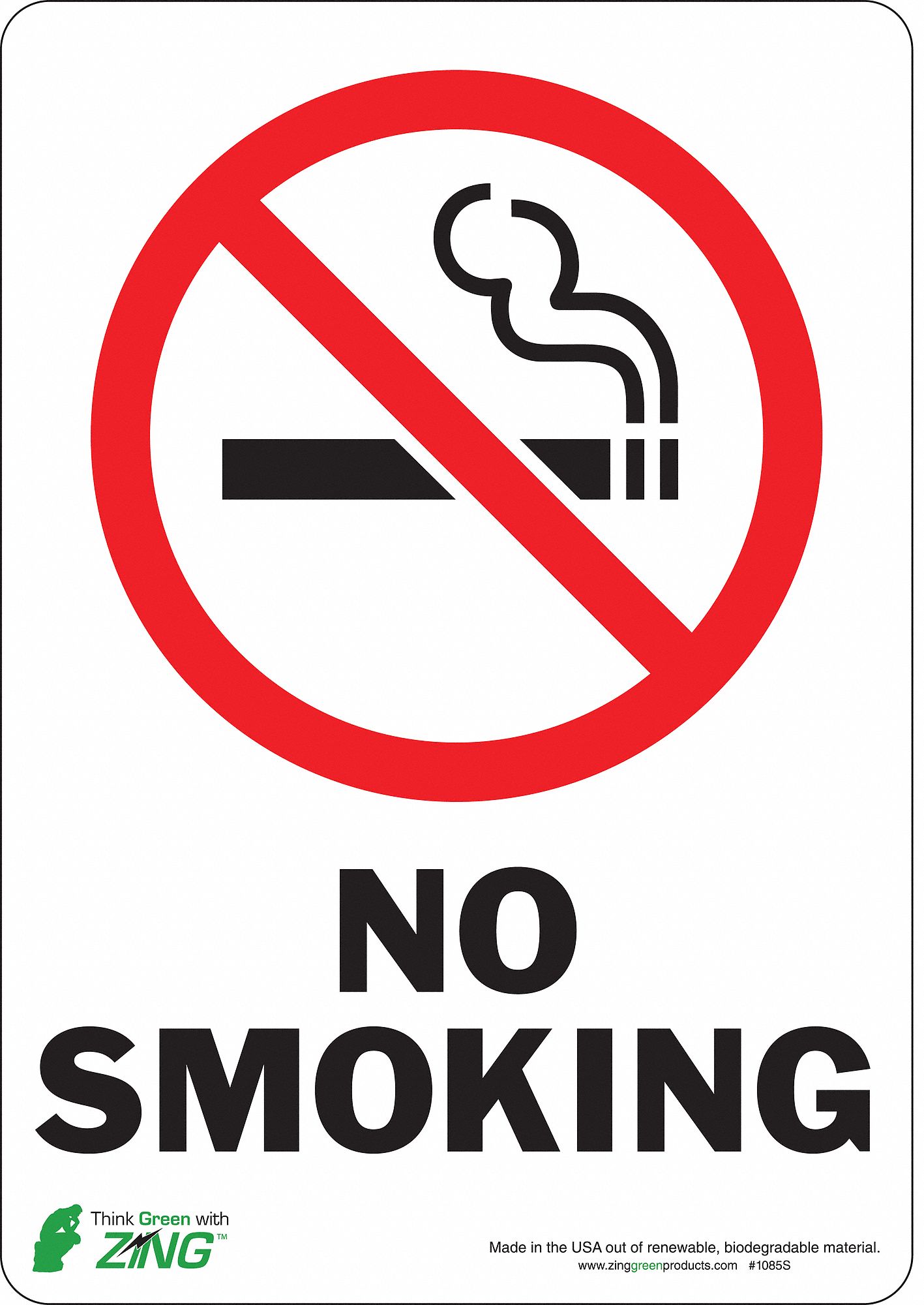 SIGNE DEFENSE DE FUMER 10X7 SA