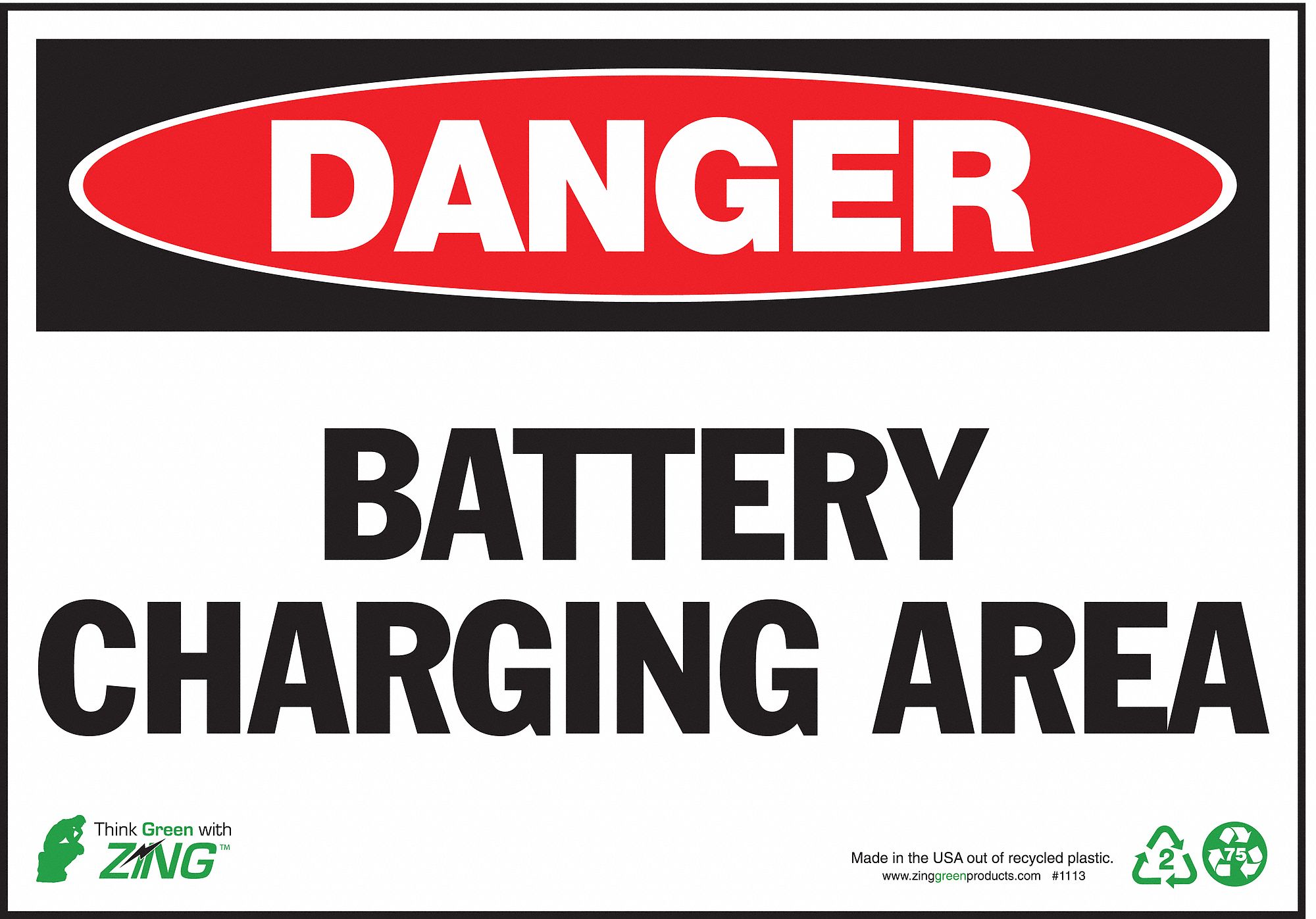 SIGNE DANGER BATTERIE 7X10 PL