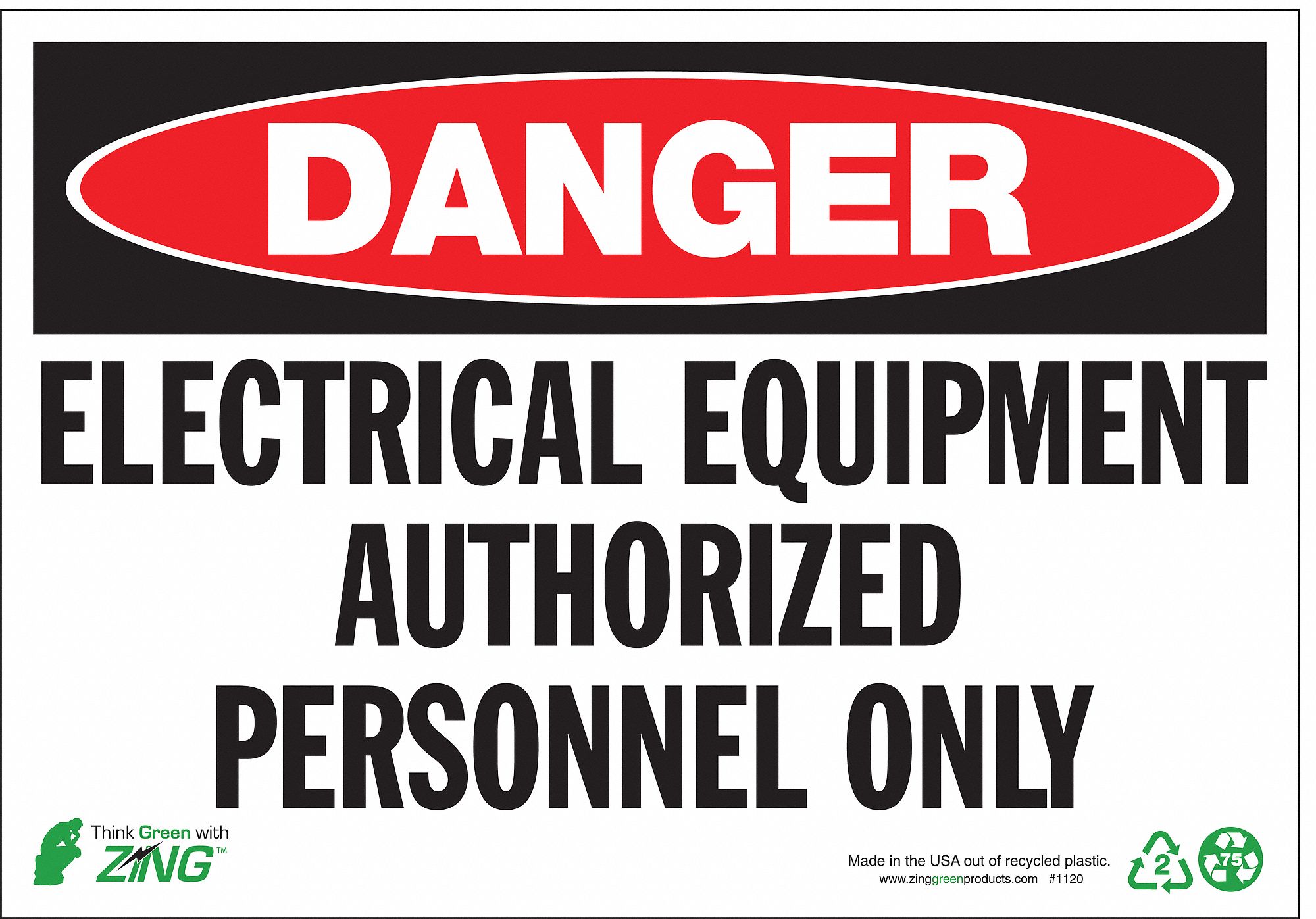 Danger Sign, Electrical Equipment Authorized Personnel Only, Sign ...