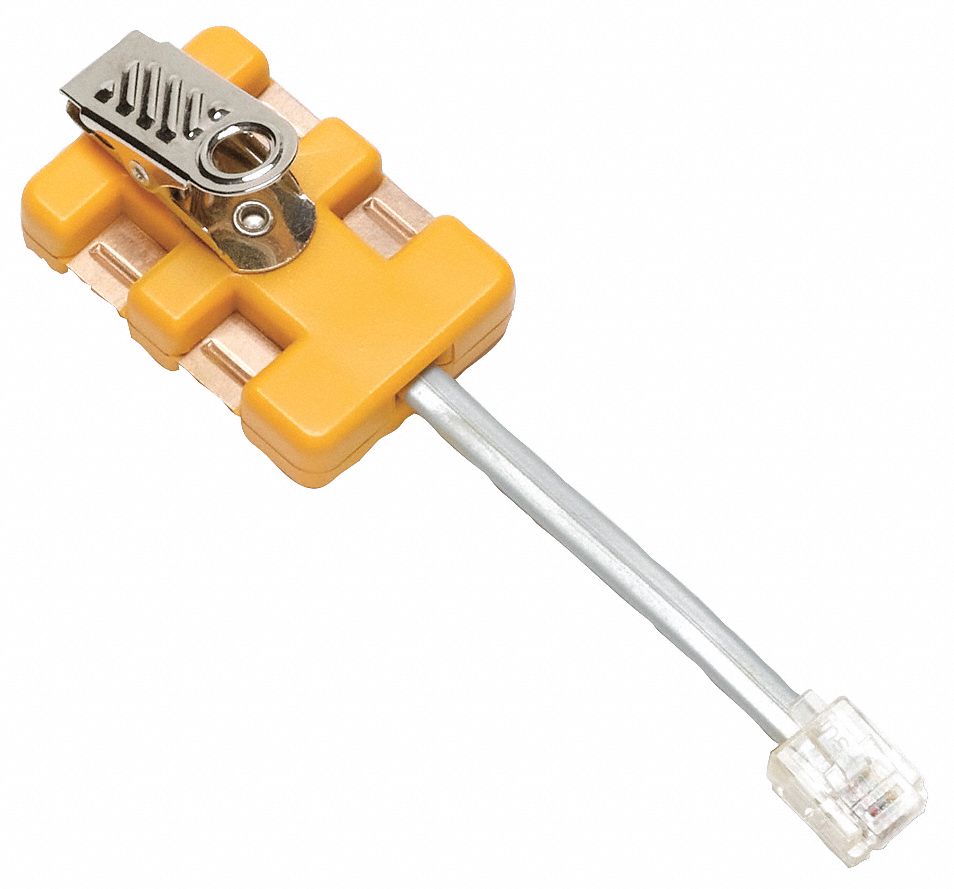 FLUKE NETWORKS, 4-Wire, RJ11/4-Conductor, Modular Adapter - 5VYD9 ...