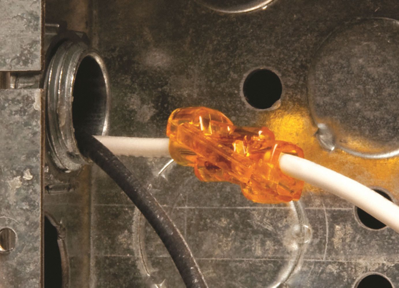 IDEAL InLine PushIn Connector Butt Splice, 18 to 12 AWG Stranded/20 to 12 AWG Solid, 100 PK