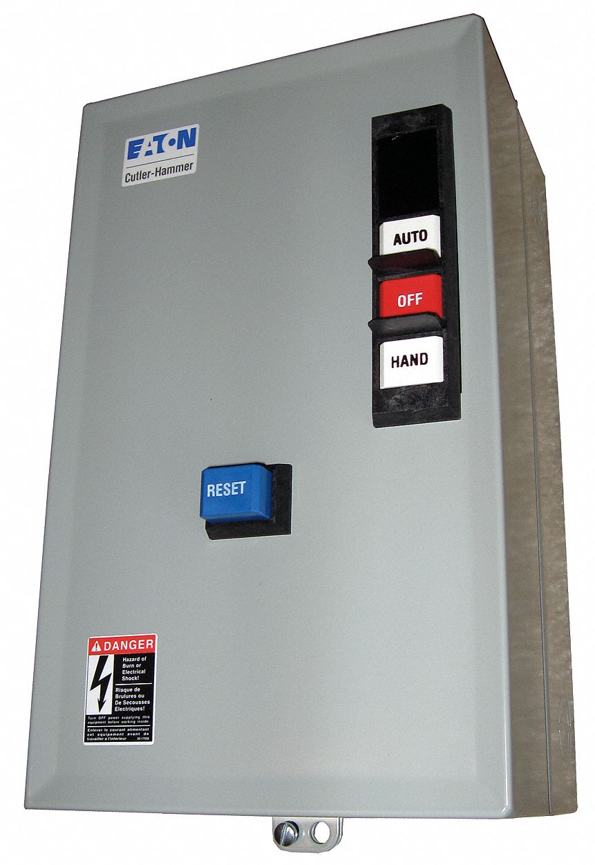 EATON Nonreversing IEC Motor Starter, 480V AC, Overload Relay Amp Setting 9.0 to 45.0