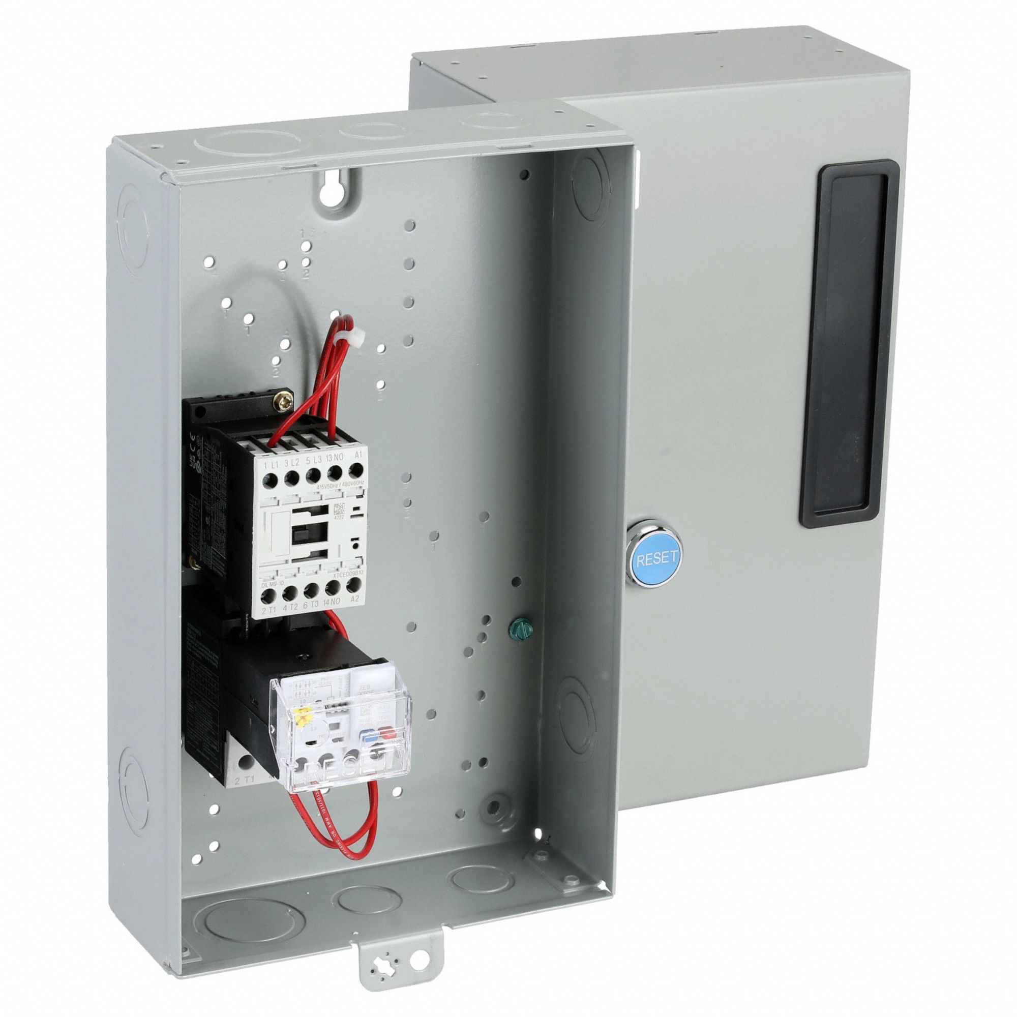 IEC Magnetic Motor Starter: Non-Reversing, 3 Poles, Electronic Protection, 9 A, 480V AC