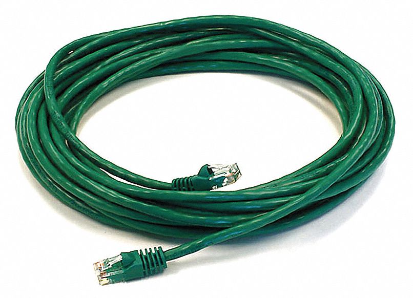 MONOPRICE Cable 5e, 25 pies, RJ45, RJ45, Color Verde Cables de Conexión de Voz y