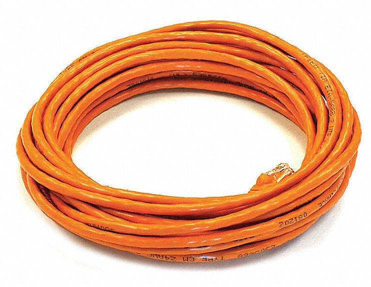MONOPRICE Cable 5e, 25 pies, RJ45, RJ45, Color Naranja Cables de Conexión de Voz y