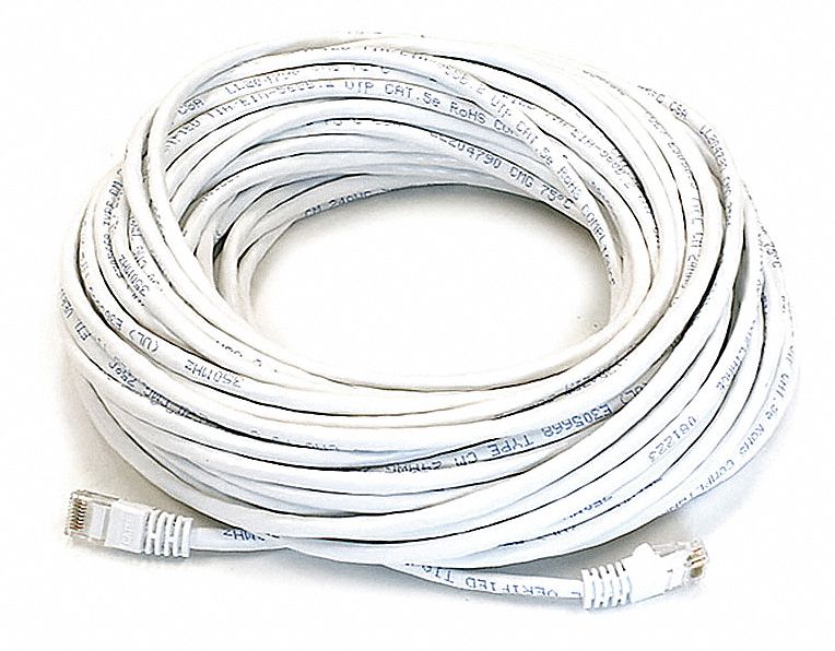 Câble ethernet RJ45 Croisé Cat.5e - 10 mètres - Blanc - Cable Ethernet