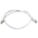 VOICE AND DATA PATCH CORD, ROUND, 24 AWG, WHITE, 4113, 2 FT OVERALL L, 6, UNSHIELDED, PVC